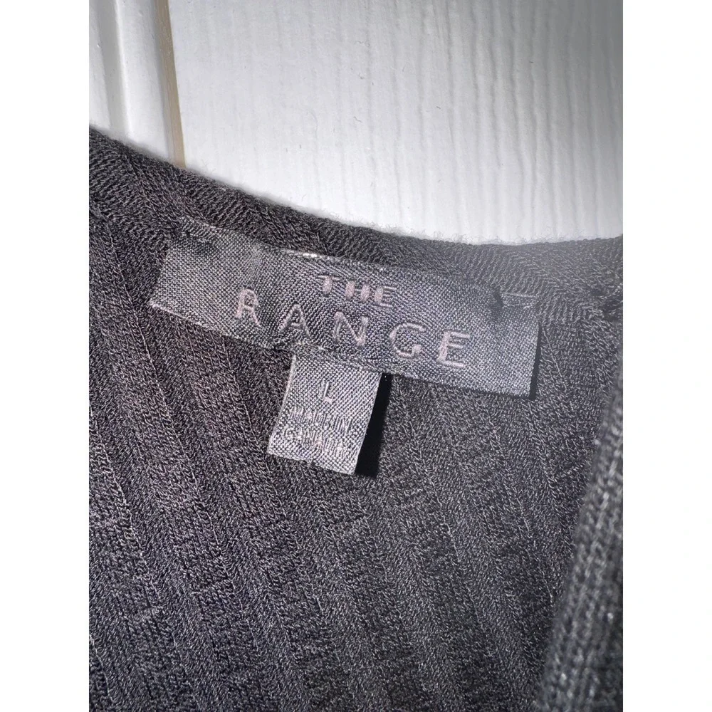 One Shoulder Dress Long Sleeve Ribbed Knit Bodycon‎ Midi Dress - Picture 7 of 9